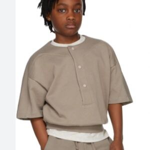 Fear of God Essentials Boys baseball henley 10